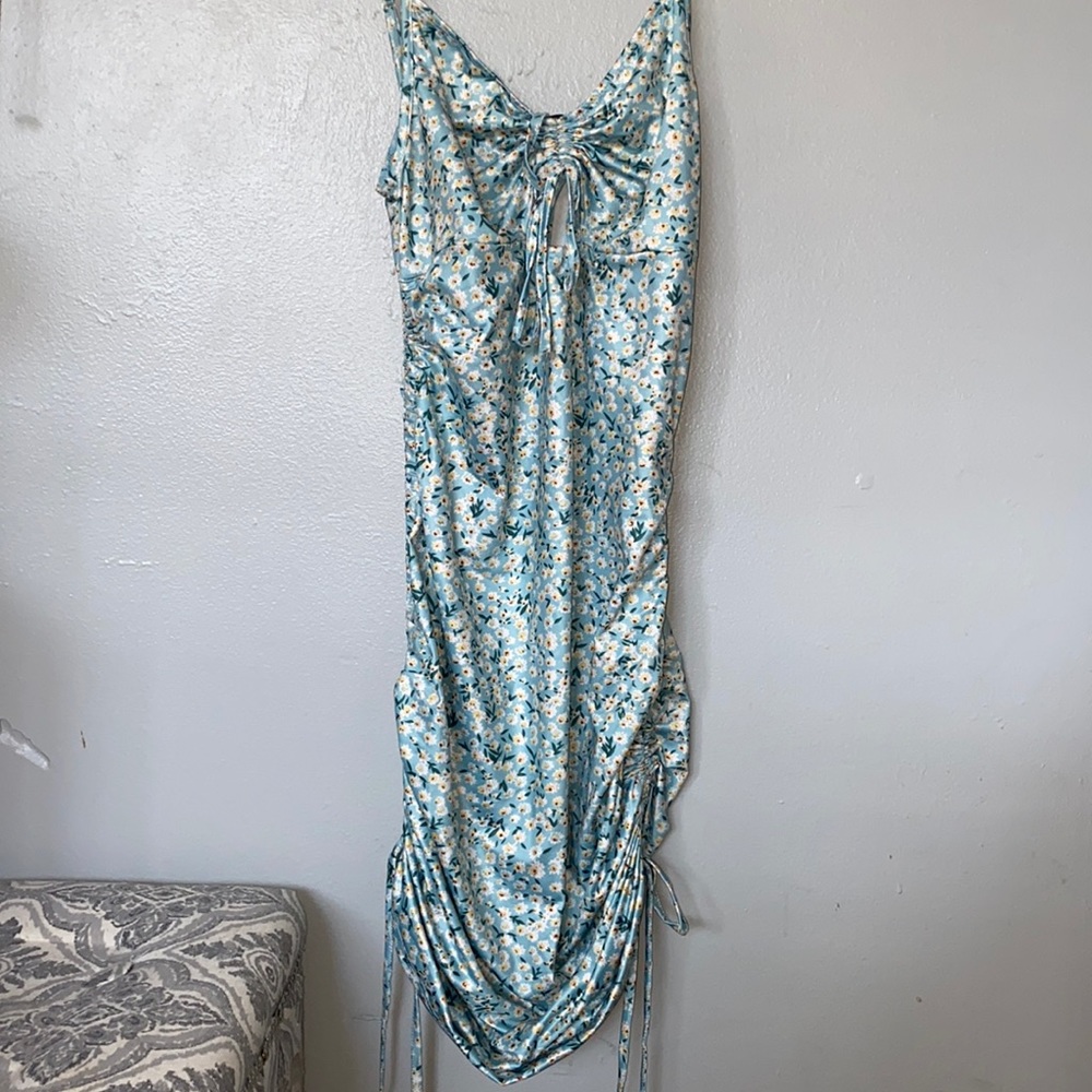 Blue flower dress